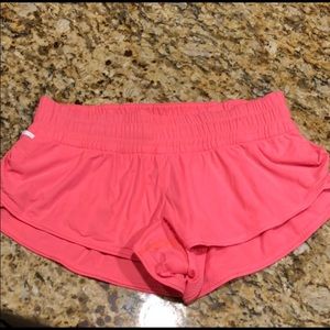 Lululemon size 8 pink shorts.
